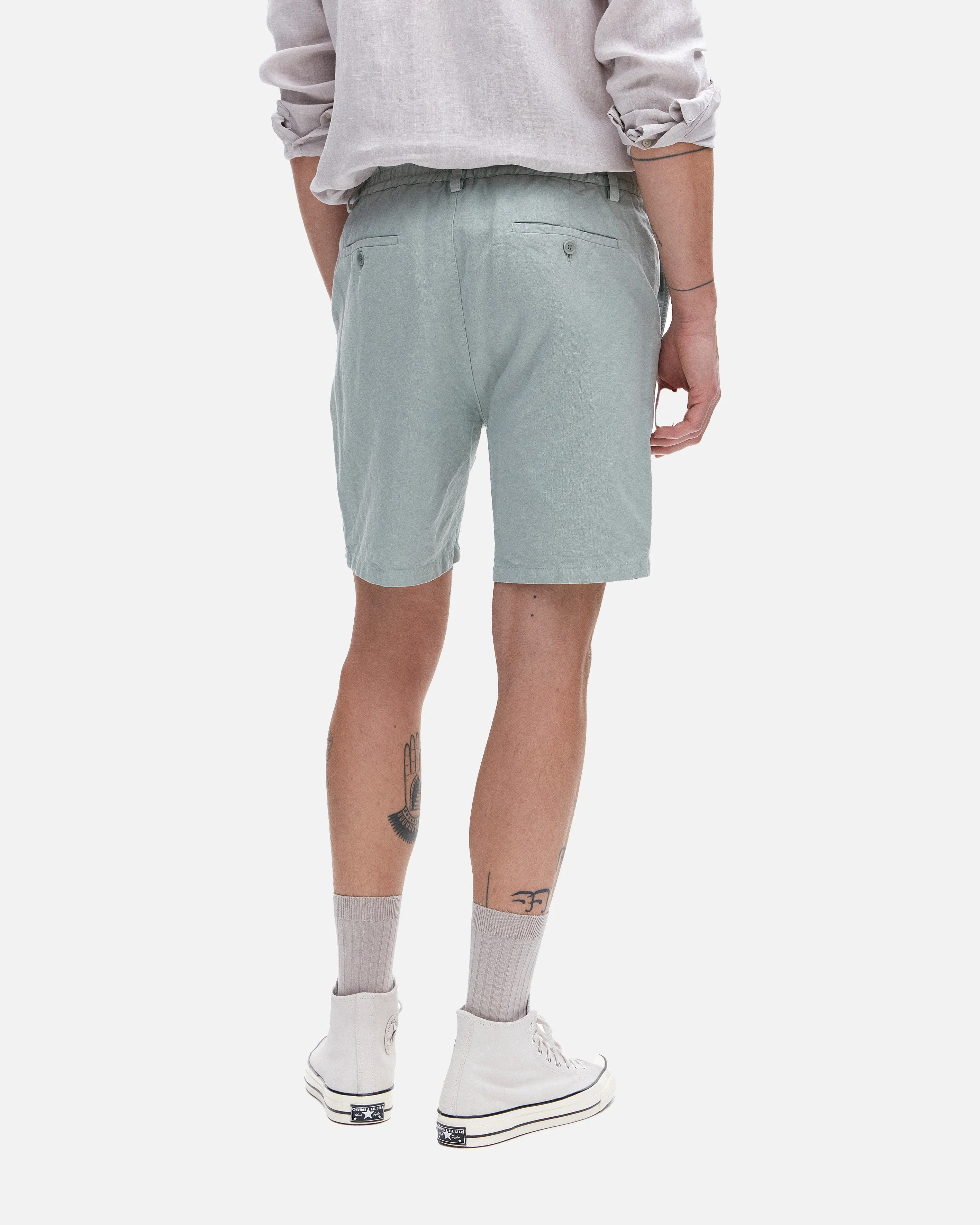 Linen Blend Shorts