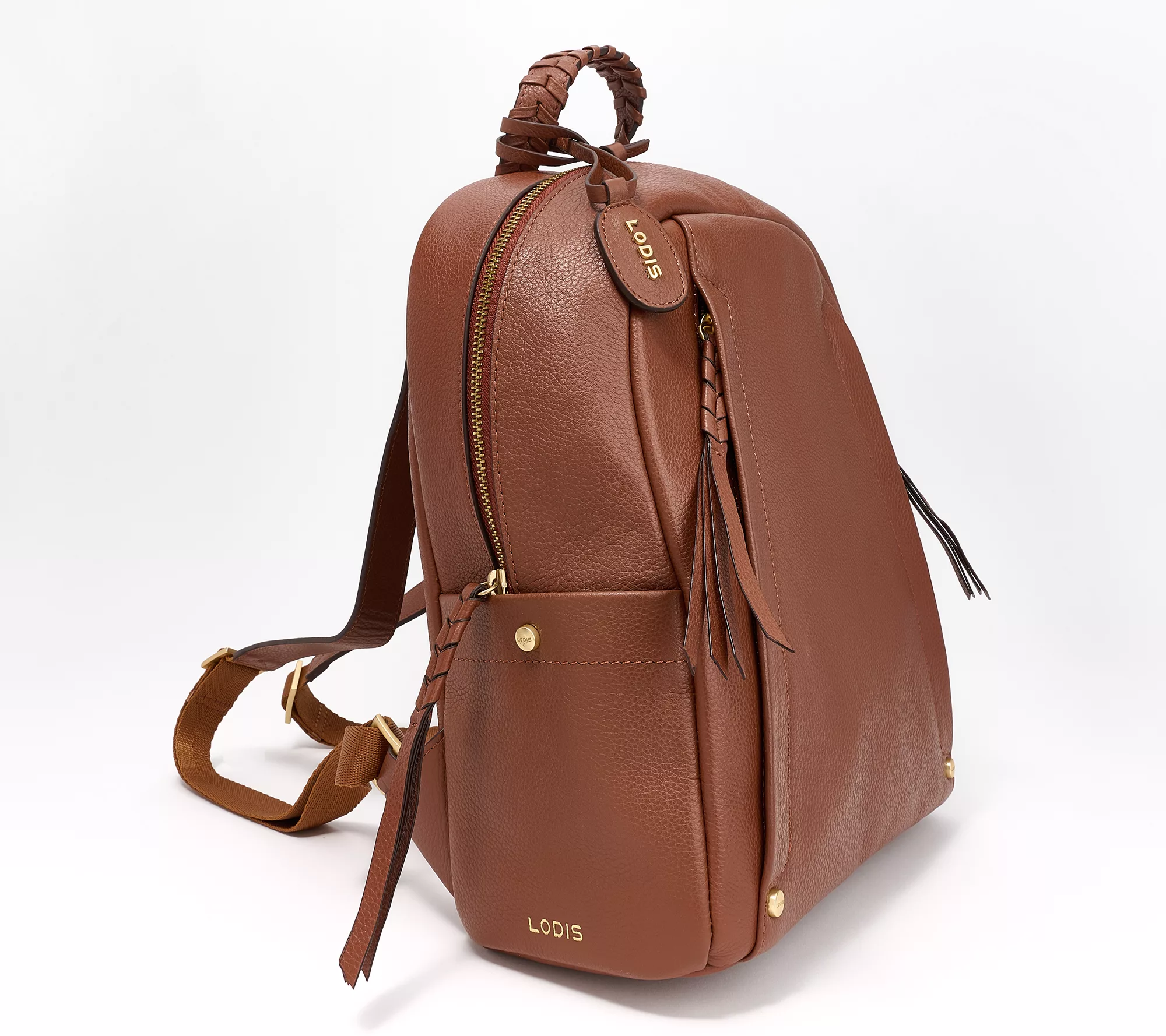 LODIS Texas Leather Logan Backpack