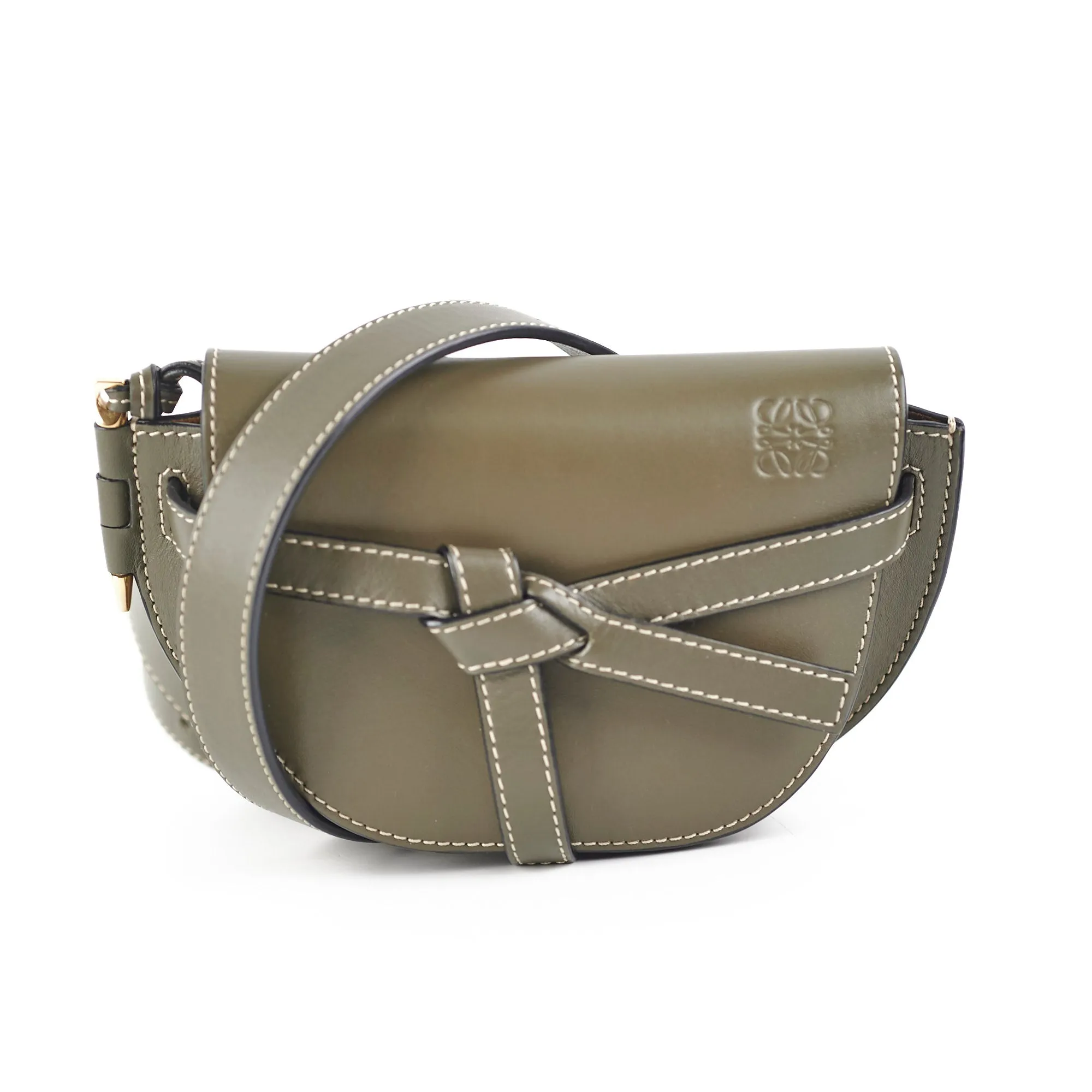 Loewe Mini Gate Green Belt Bag