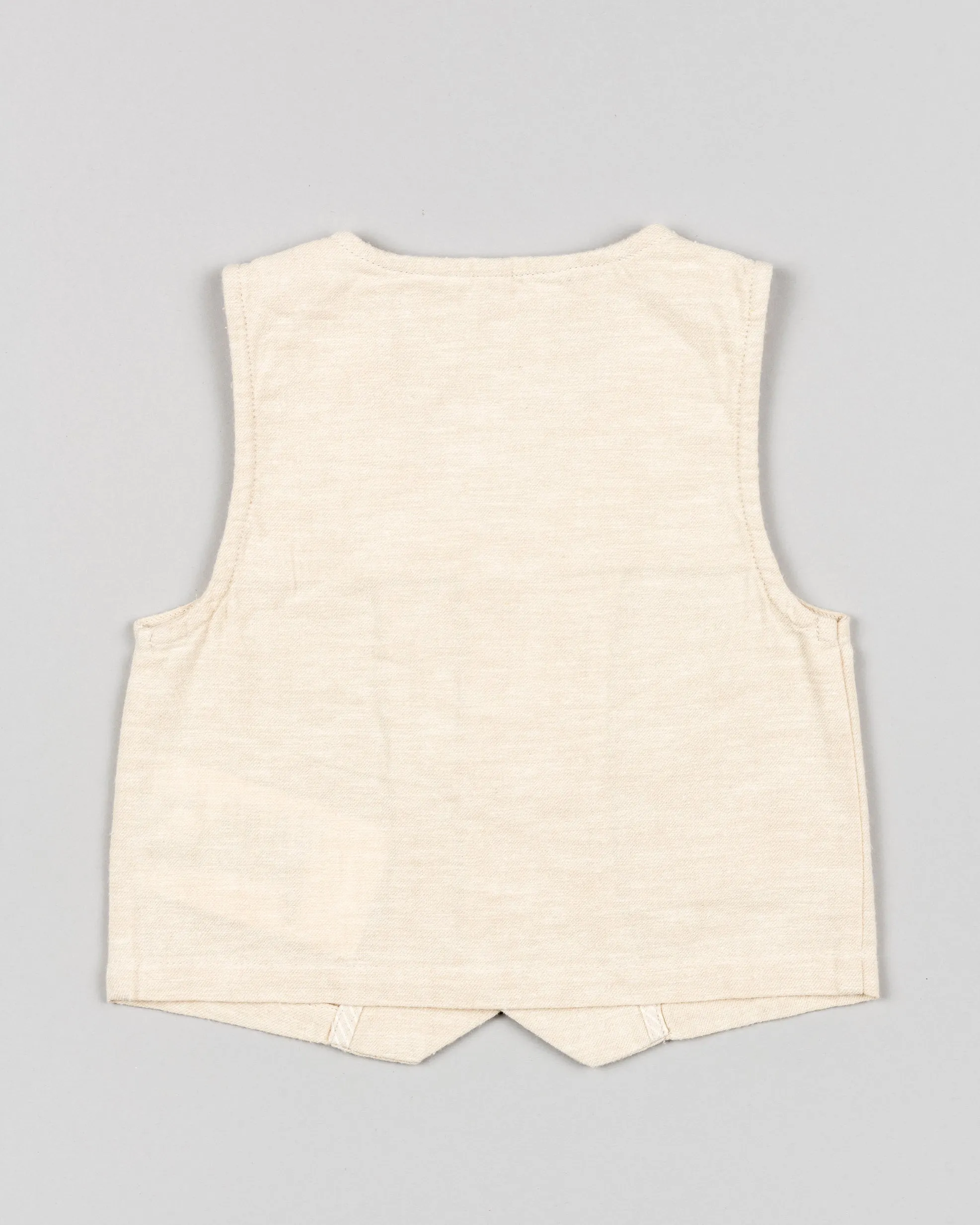 Losan Natural Linen Vest