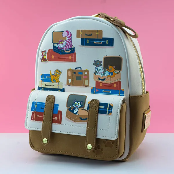 Loungefly x Disney Cats Among Luggage Mini Backpack