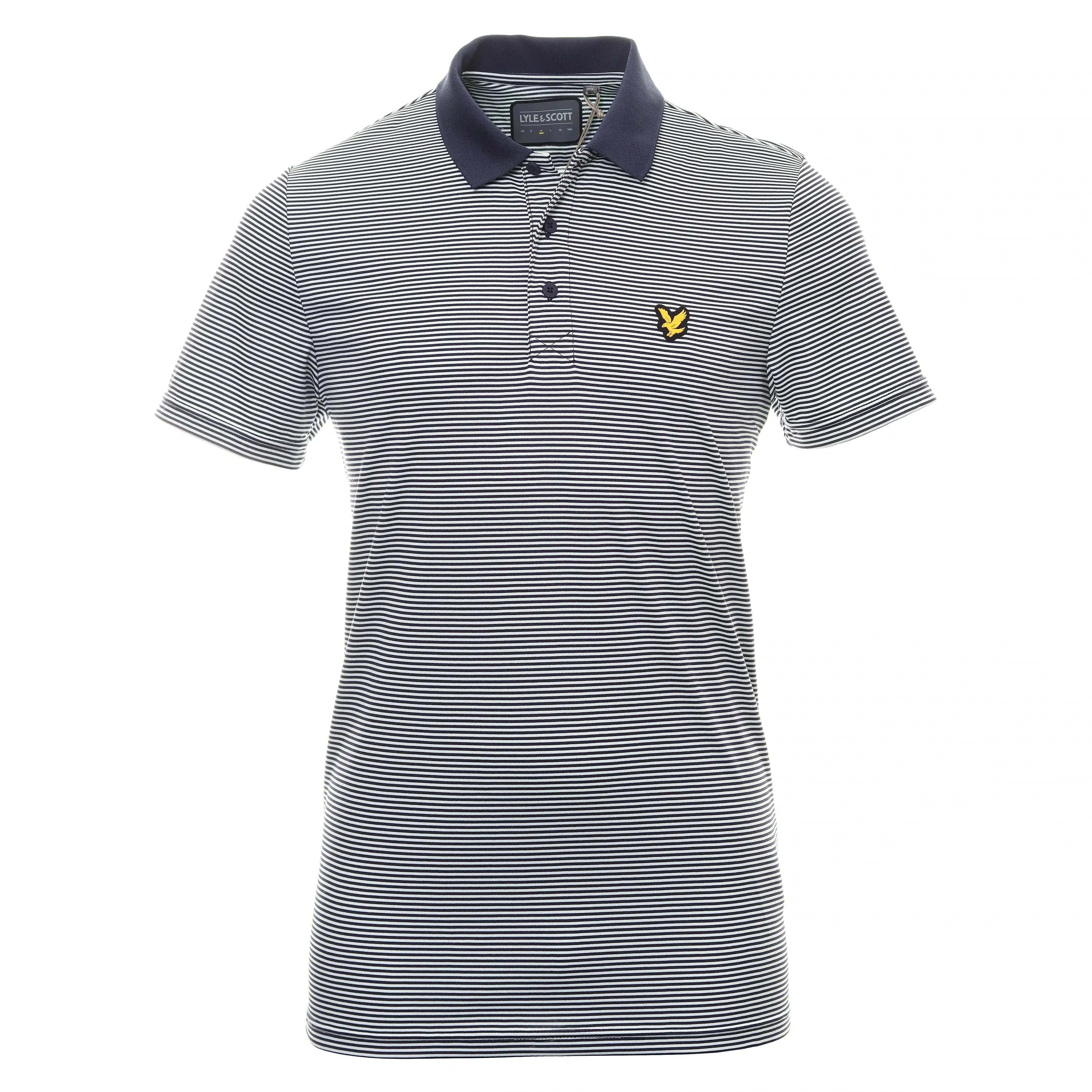 Lyle & Scott Golf Microstripe Polo