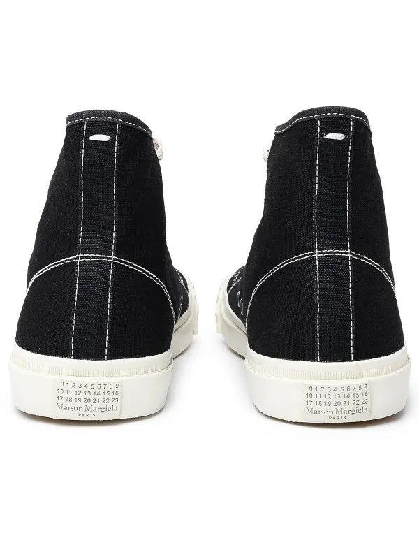 Maison Margiela Black cotton sneakers