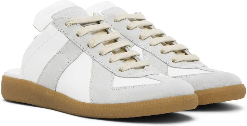 Maison Margiela White & Gray Replica Sneakers