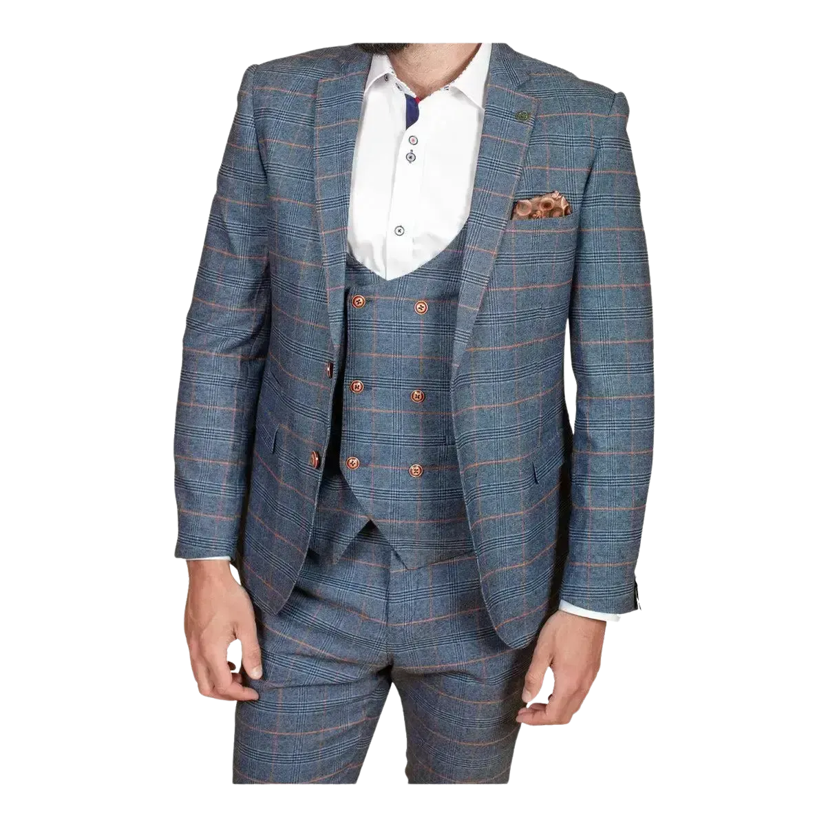 Marc Darcy Jenson Check Suit Jacket