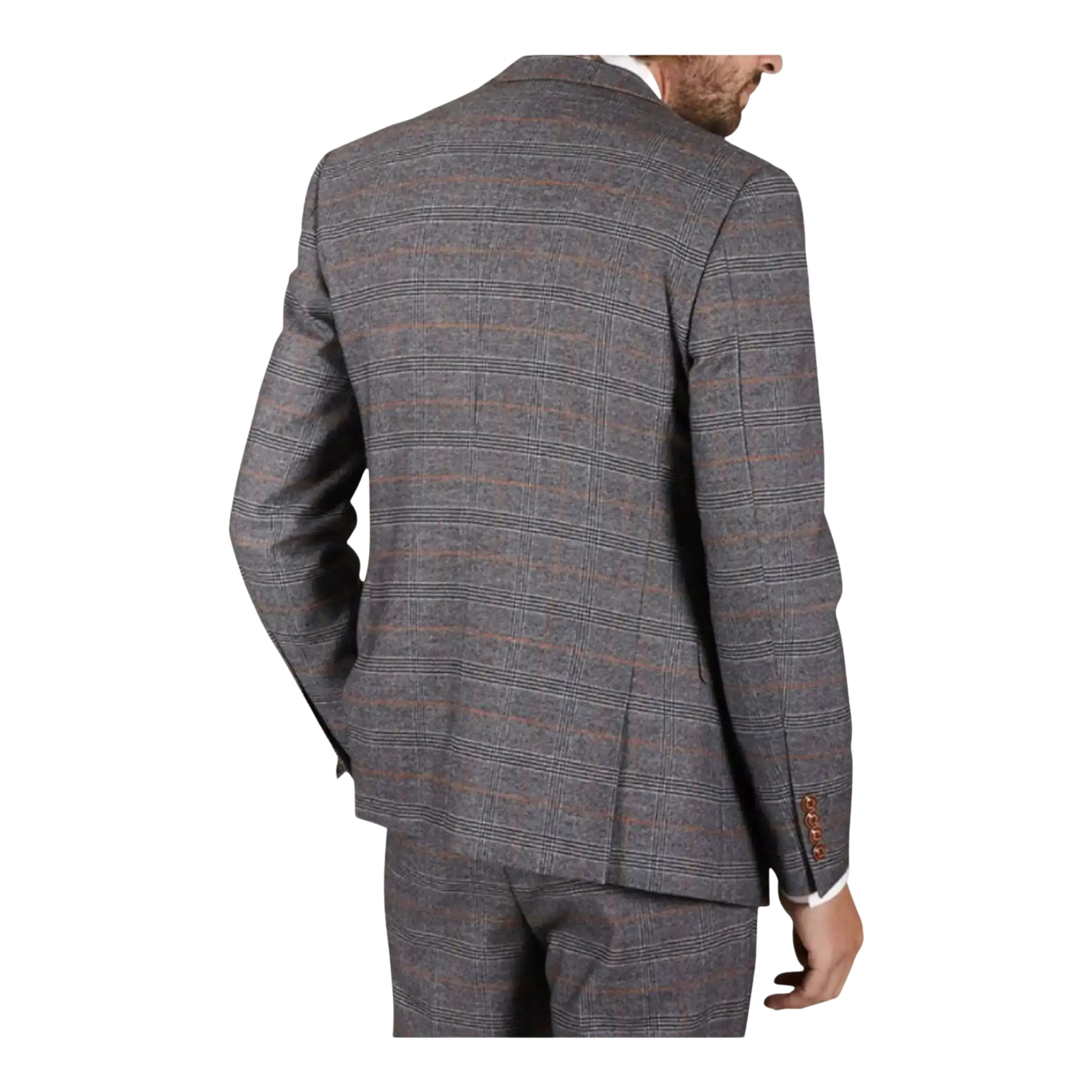 Marc Darcy Jenson Check Suit Jacket