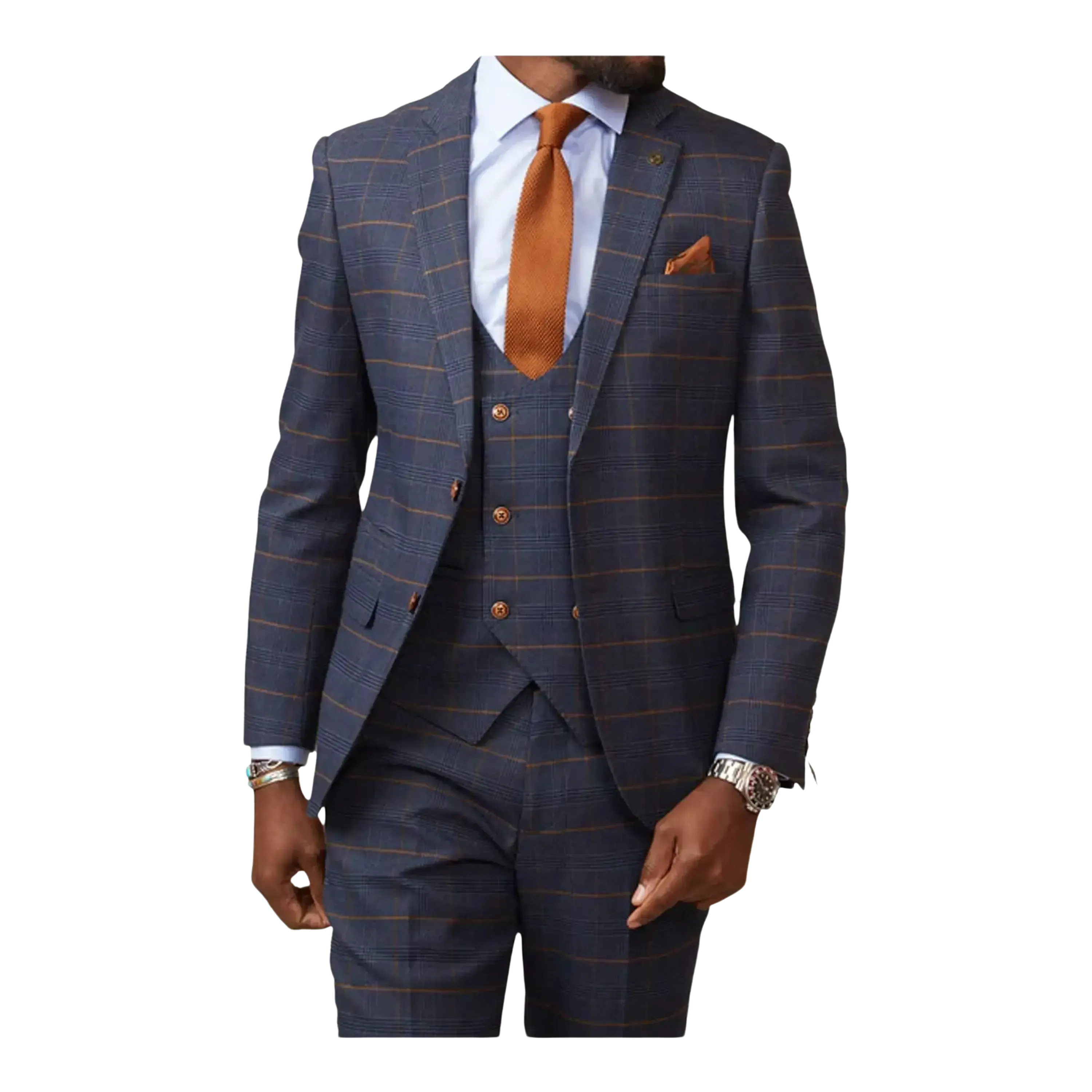 Marc Darcy Jenson Check Suit Jacket