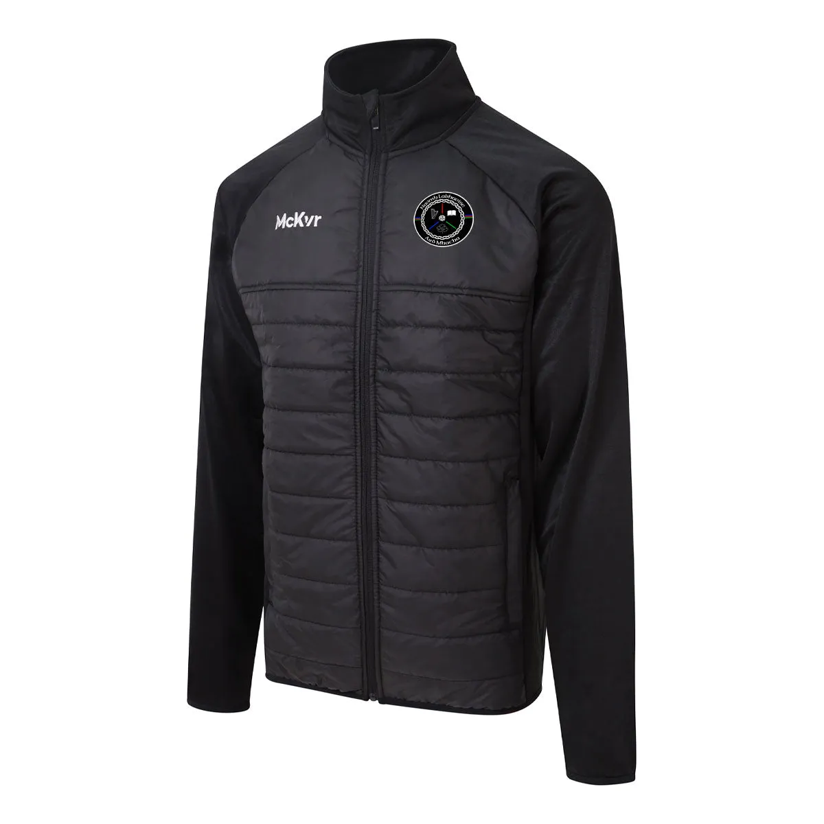 Mc Keever Naomh Labhaoise CLG Core 22 Hybrid Jacket - Adult - Black