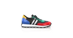 Men's Leather Running Sneakers 56916