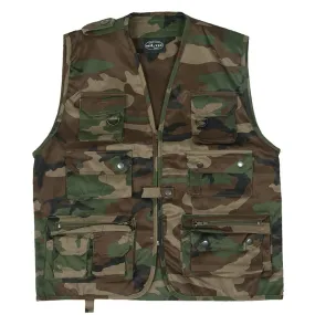 Mil-Tec Fishing Vest Woodland