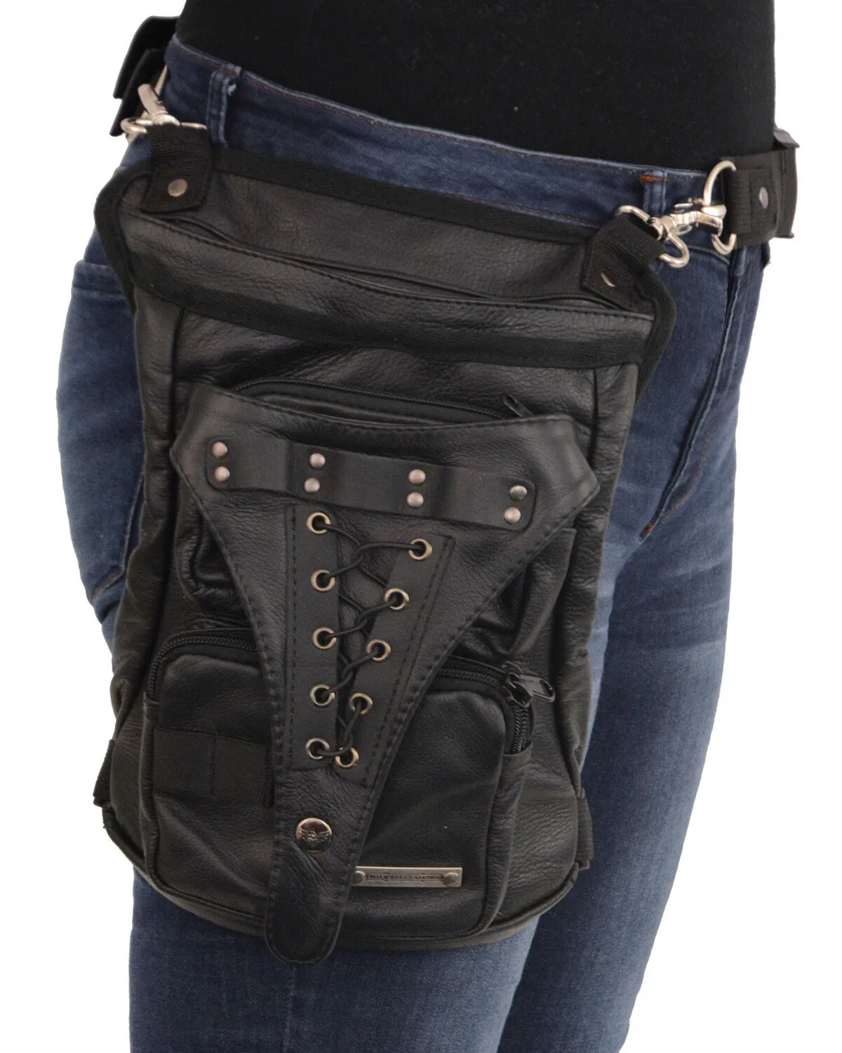 Milwaukee Leather Conceal & Carry Waist Belt Thigh Bag