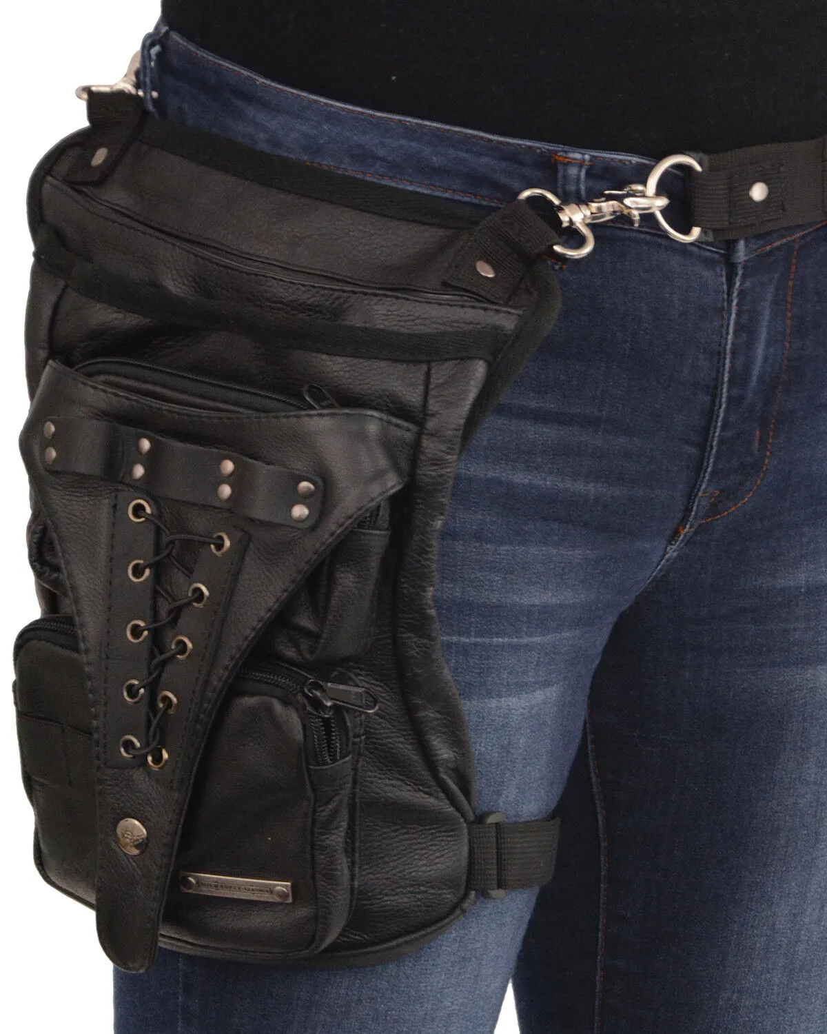 Milwaukee Leather Conceal & Carry Waist Belt Thigh Bag