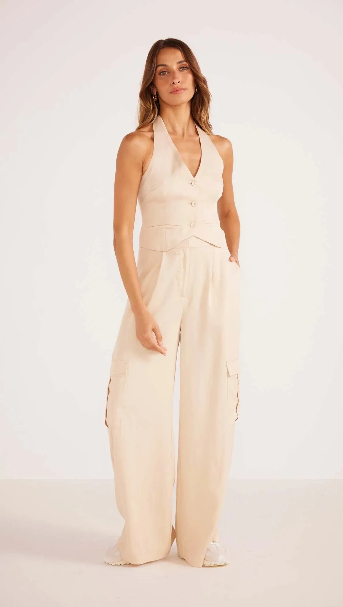 Mink Pink Fabella Halter Vest