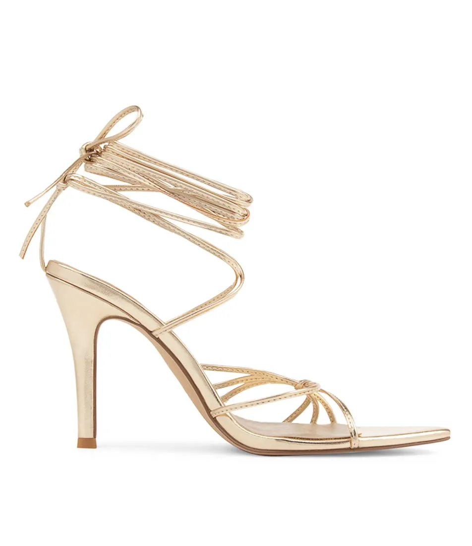 MOLLINI Kristan Pale Gold Vegan Sandals