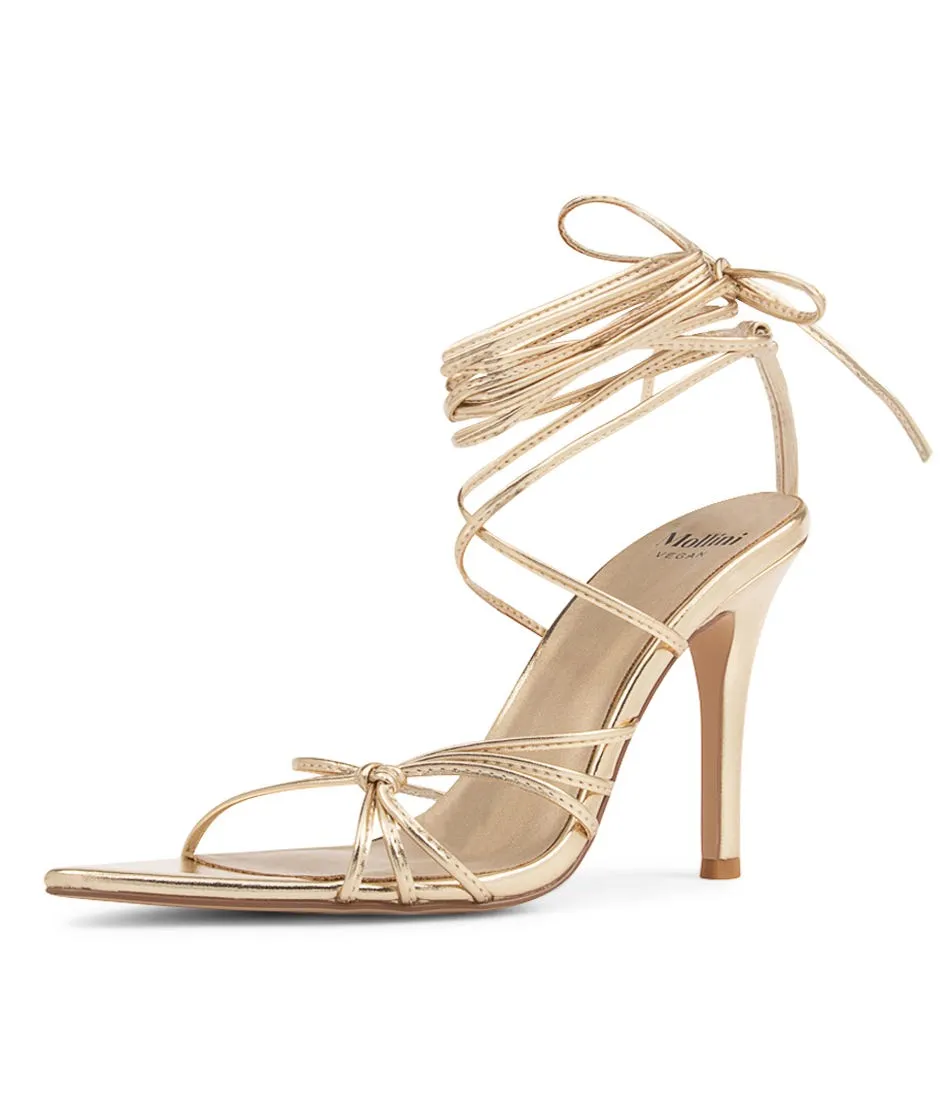 MOLLINI Kristan Pale Gold Vegan Sandals