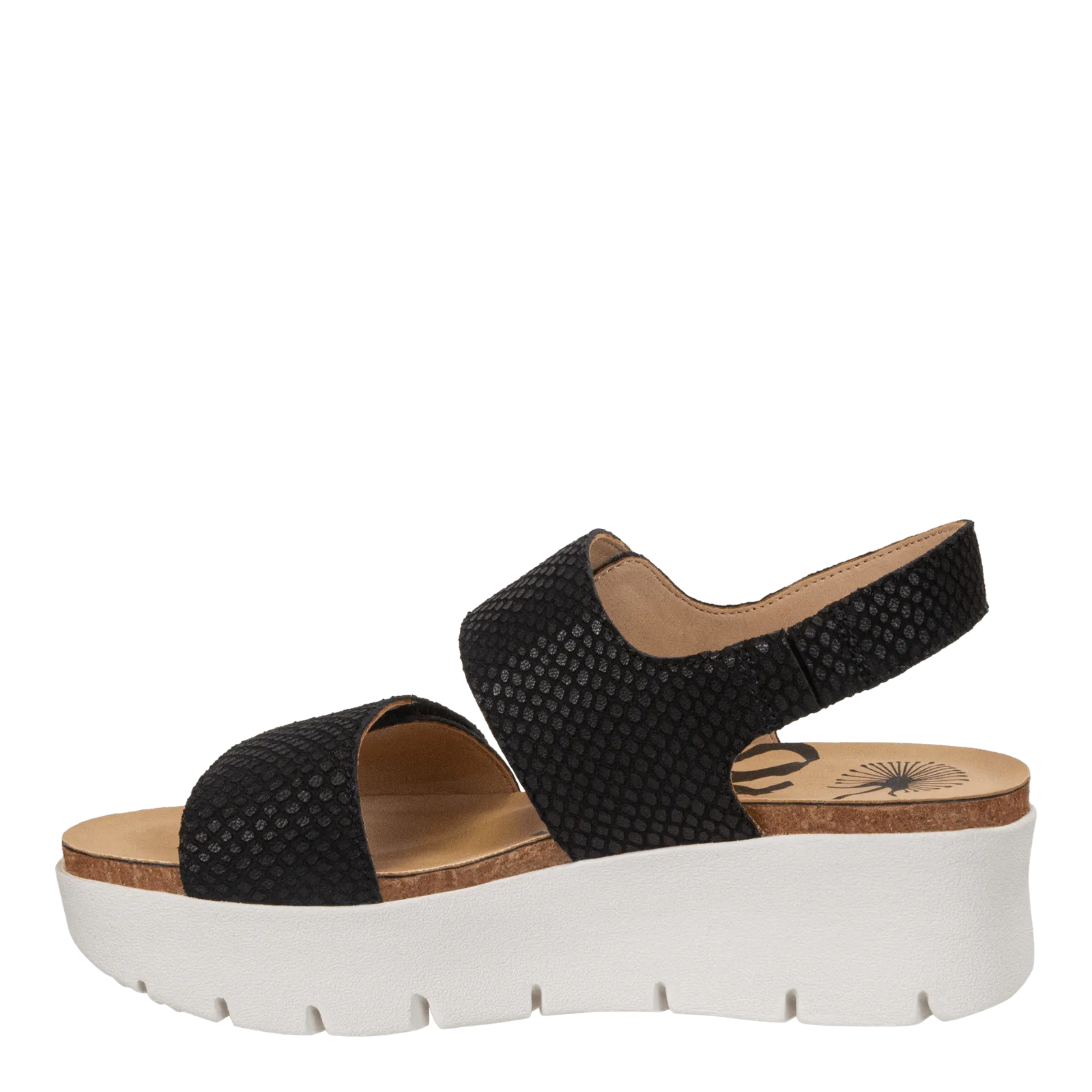 MONTANE in BLACK Platform Sandals