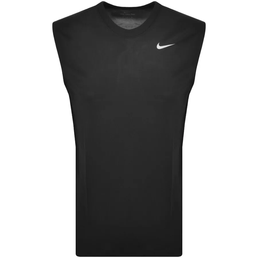 Nike Training Dri Fit Logo Vest T Shirt Black