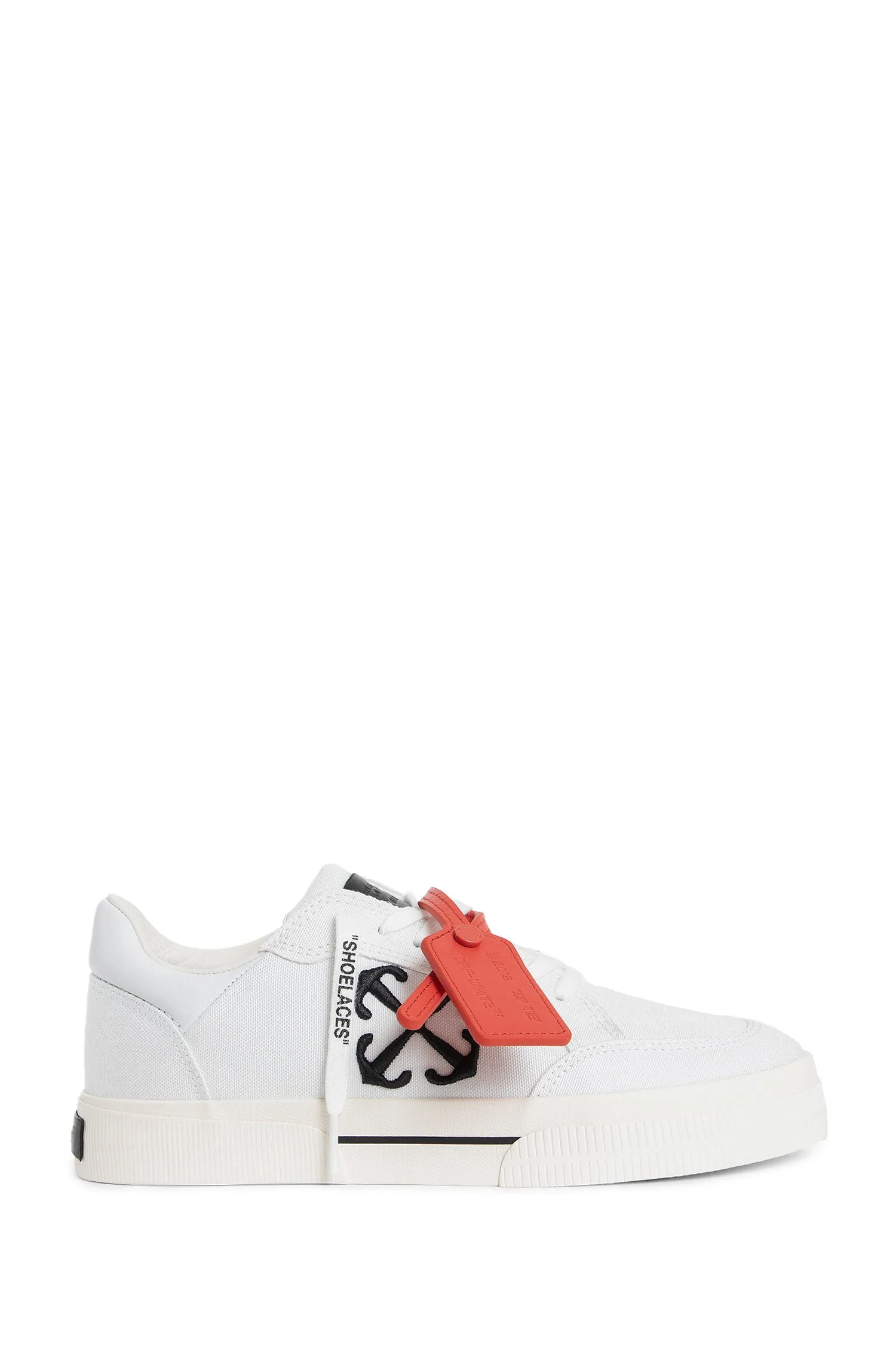 off-white low vulcanized canvas sneakers