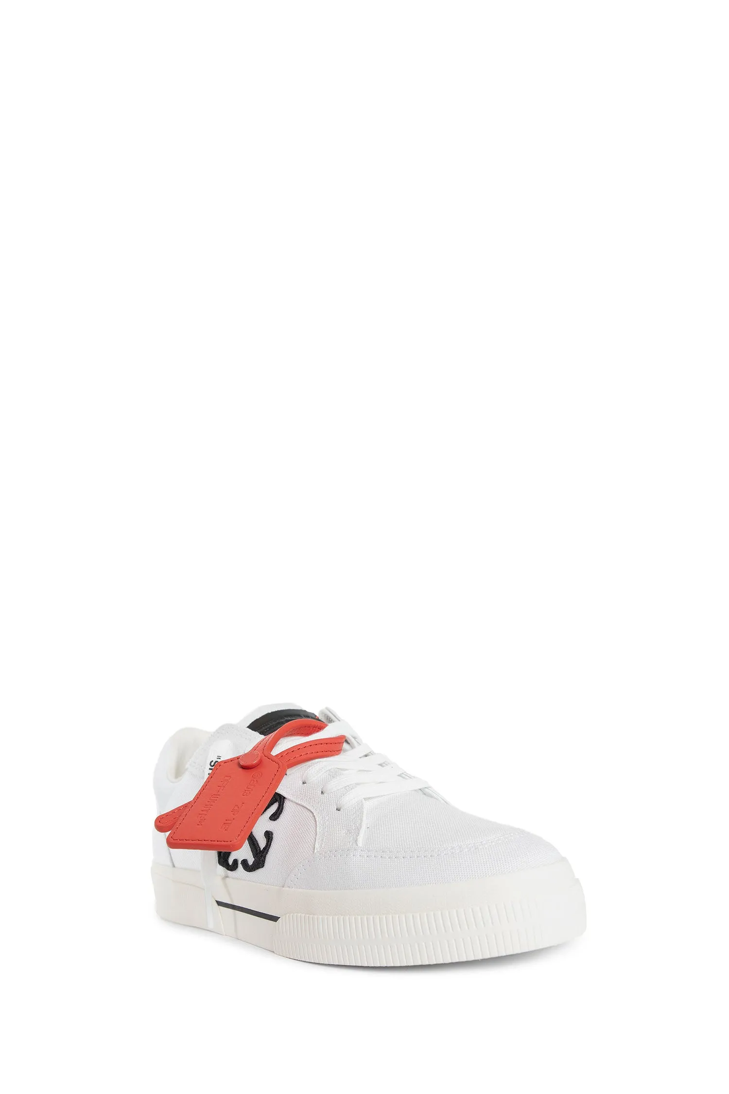 off-white low vulcanized canvas sneakers