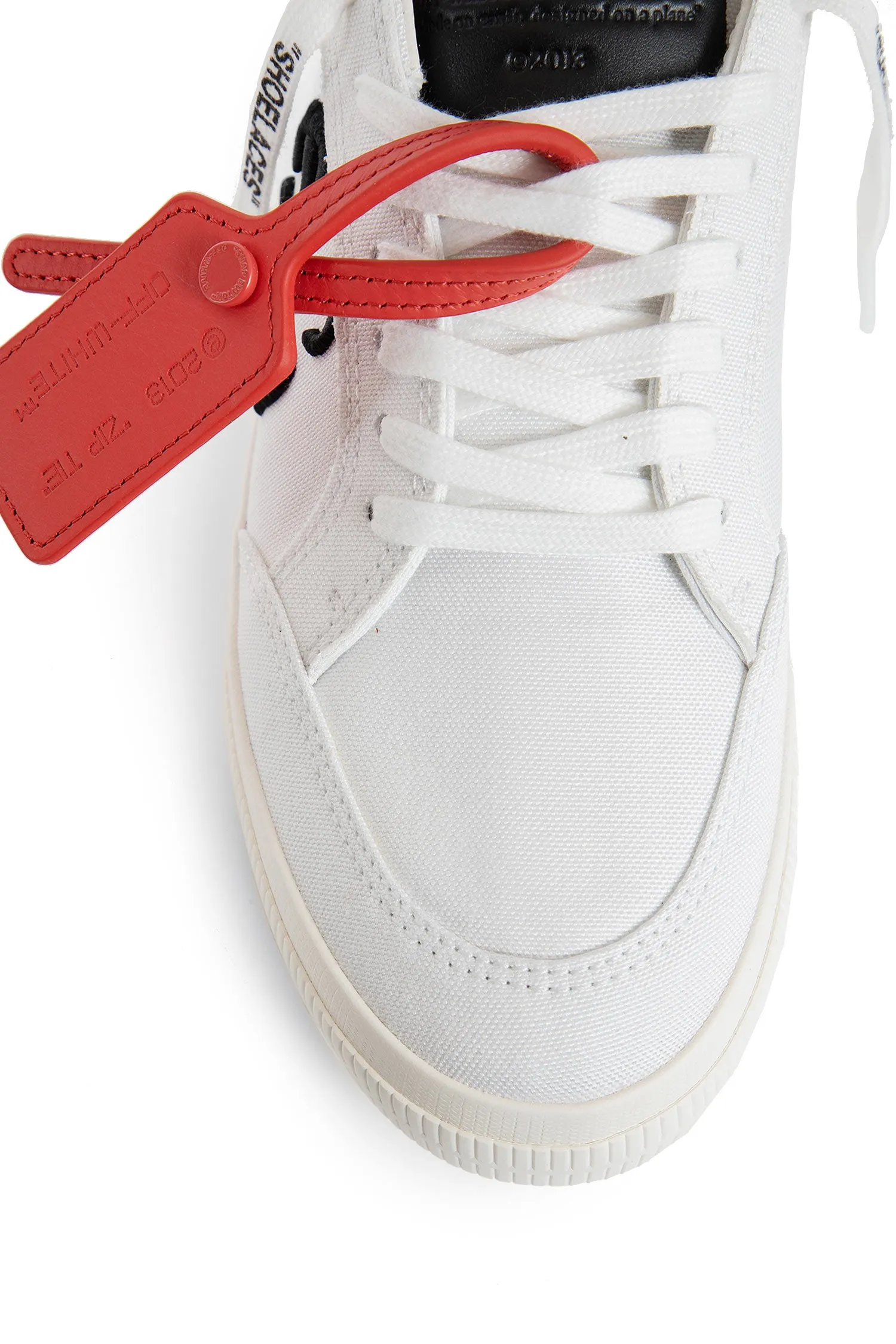 off-white low vulcanized canvas sneakers