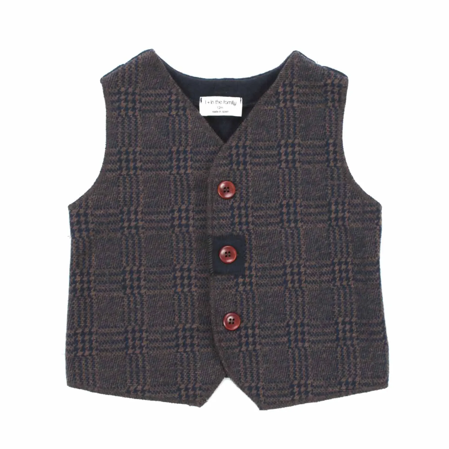 One More In The Family Vest For Baby Boy