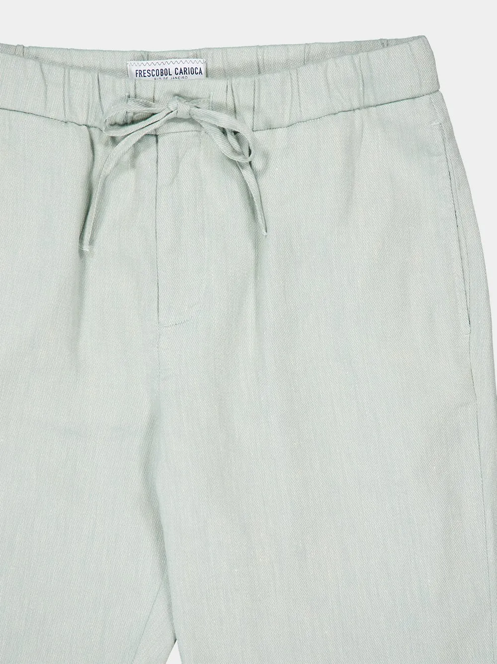 Oscar Mineral Linen Trousers