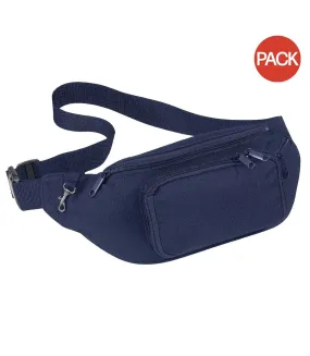 Pack of 2  Belt bag 2 litres  french navy Quadra