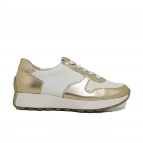 Paul Green 5238-04 | Oro/White Leather | Womens Casual Trainers