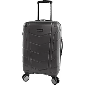 Perry Ellis Tanner 21 Hardside Carry-On Spinner Luggage, Charcoal