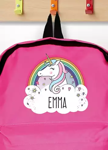 Personalised Pink Unicorn Backpack | Kaleidoscope