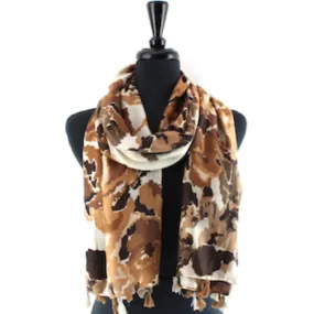 Pretty Persuasion Frilled Pattern Scarf