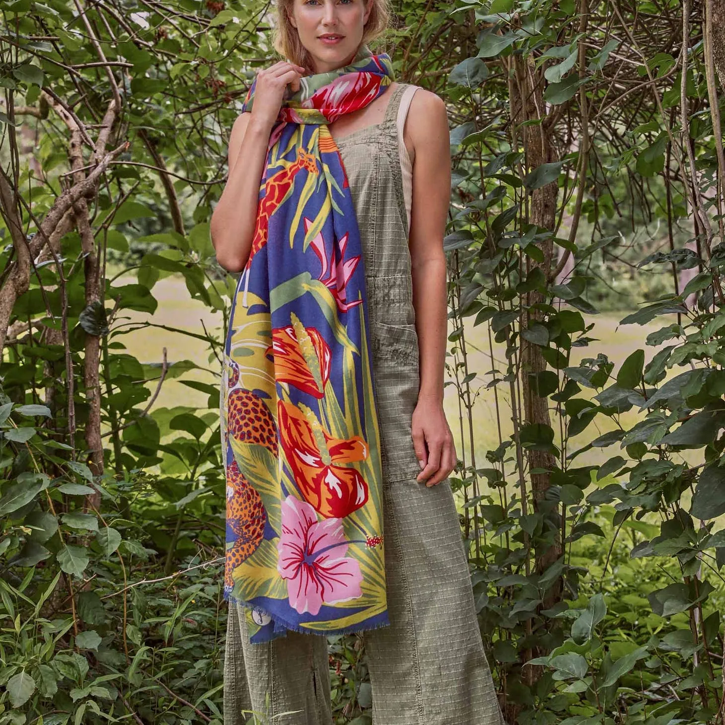 Print Deco Jungle Scarf