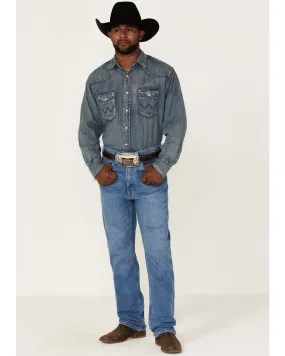 Product Name:  Blue Ranchwear Men's Bronc Rider Light Medium Wash Rigid Regular Straight Jeans