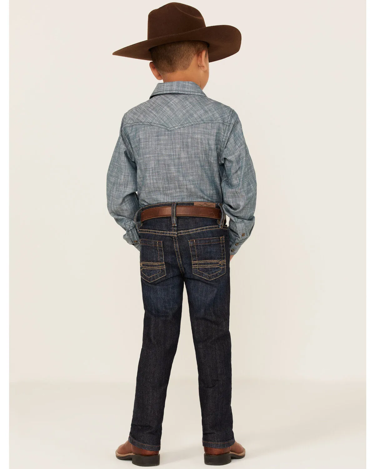 Product Name:  Cody James Boys' Sheridan Dark Wash Mid Rise Stretch Slim Straight Jeans