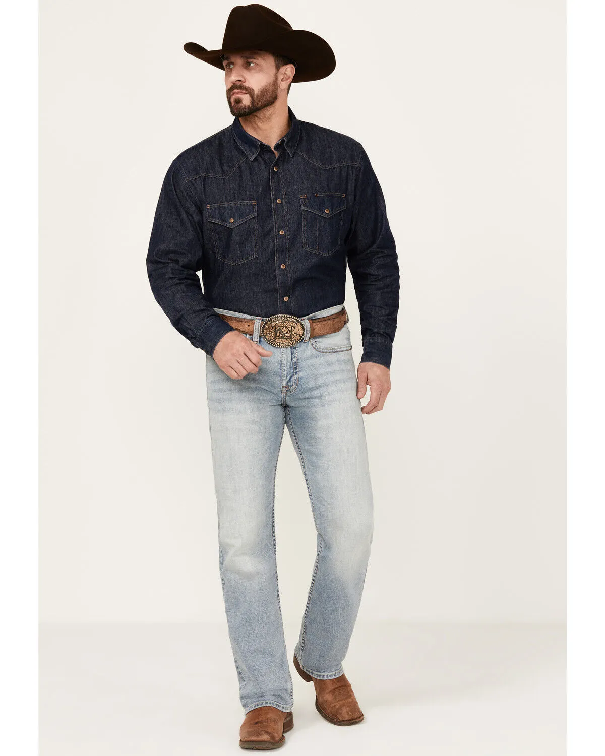 Product Name:  Cody James Men's Light Wash Sawbuck Slim Straight Stretch Denim Jeans