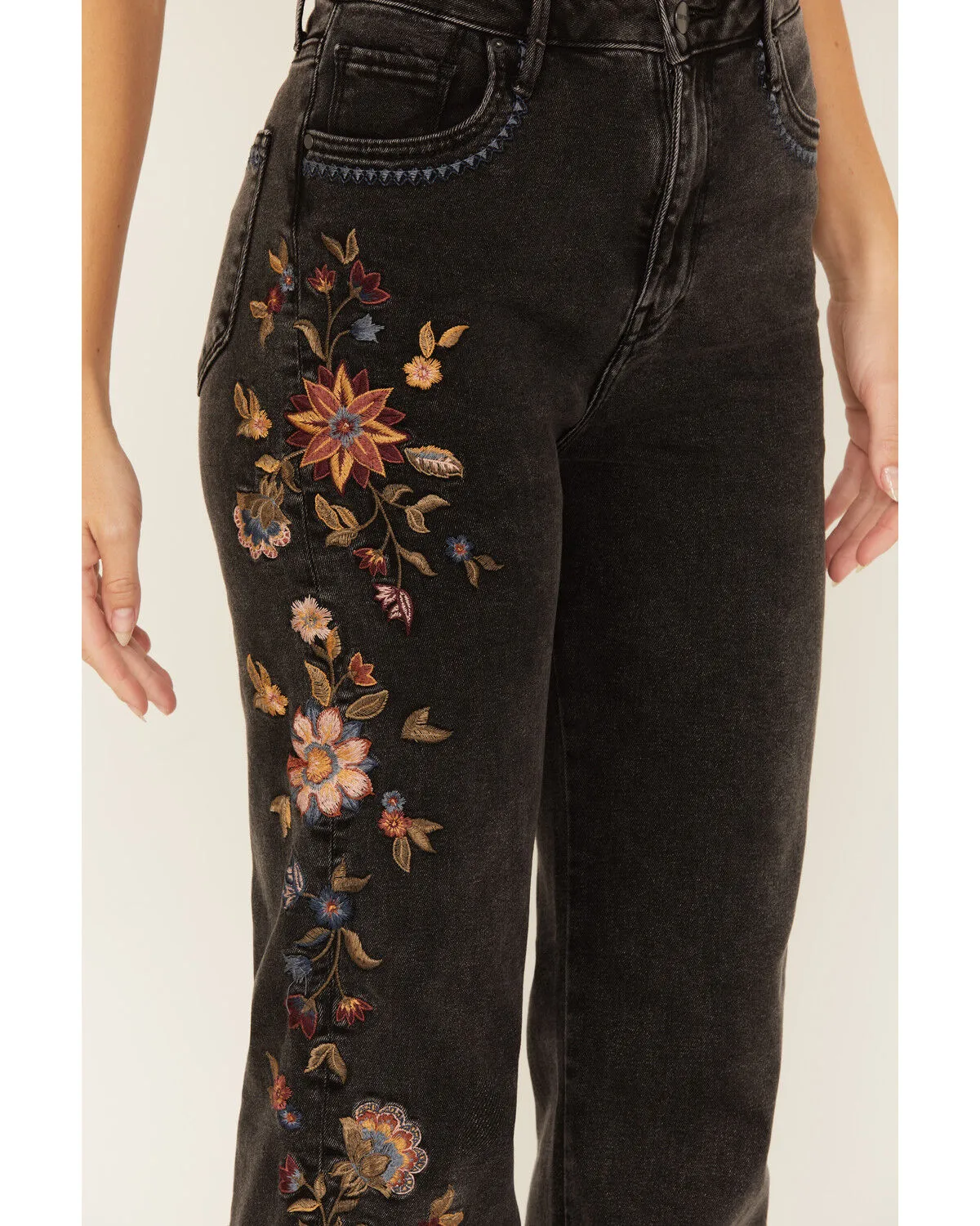 Product Name:  Driftwood Women's Chloe Zen Garden High Rise Wide Leg Jeans