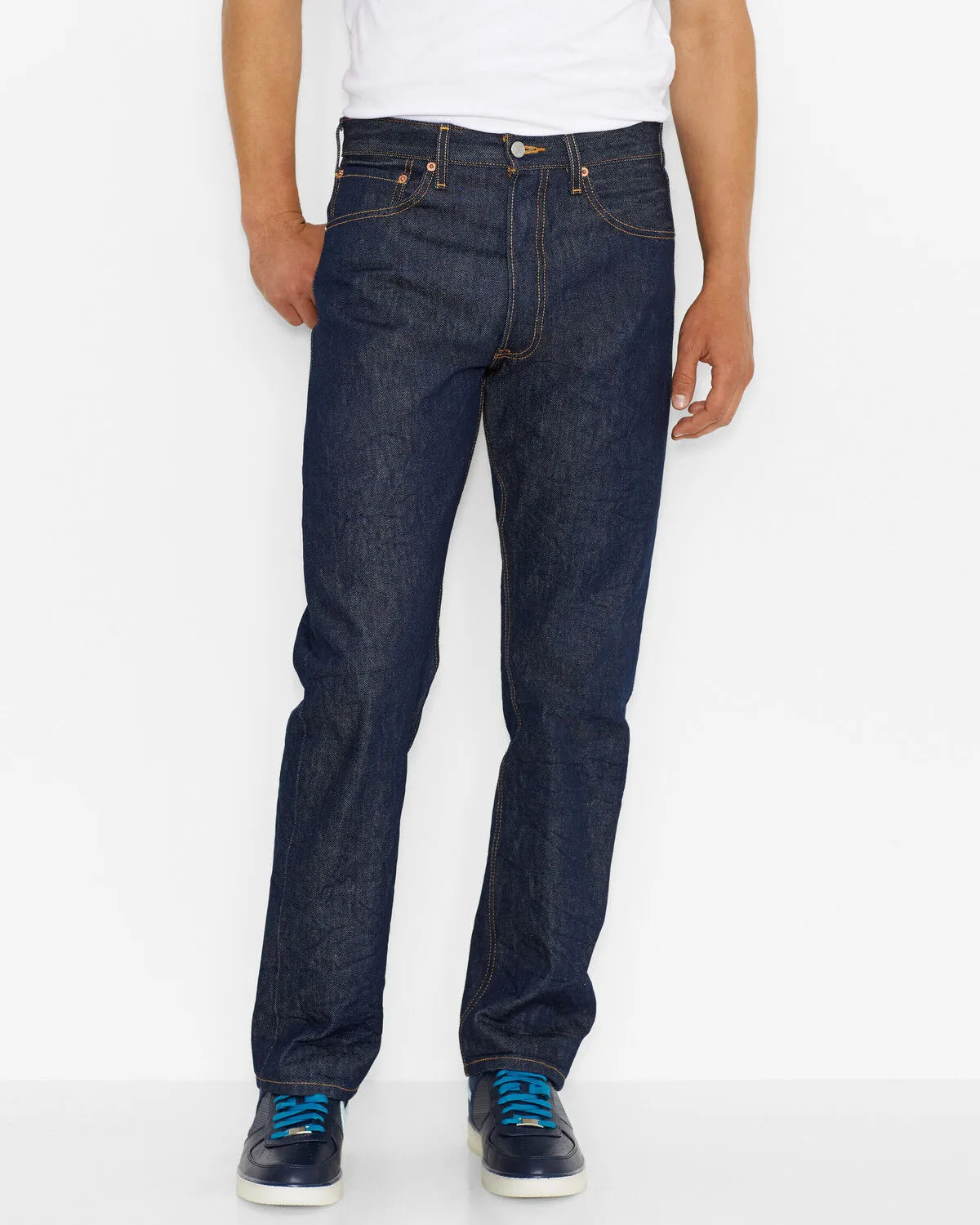 Product Name:  Levi's Men's 501 Original Shrink-to-Fit Regular Straight Leg Jeans