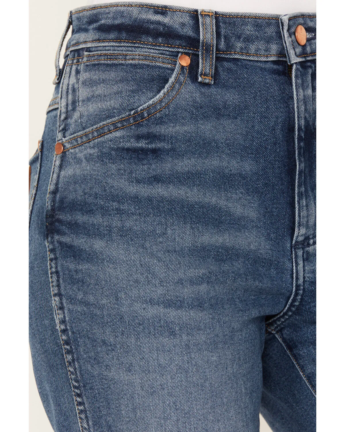 Product Name:  Wrangler Women's Wanderer Dark Wash High Rise Stretch Modern Flare Jeans