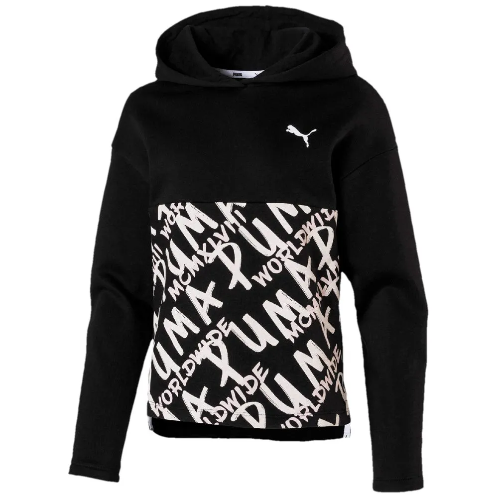 Puma - Alpha Hoodie FL G Kids puma black