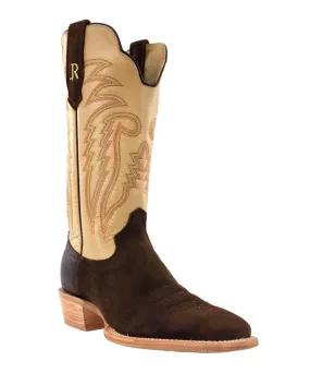 R. Watson Men's Roughout Western Boot