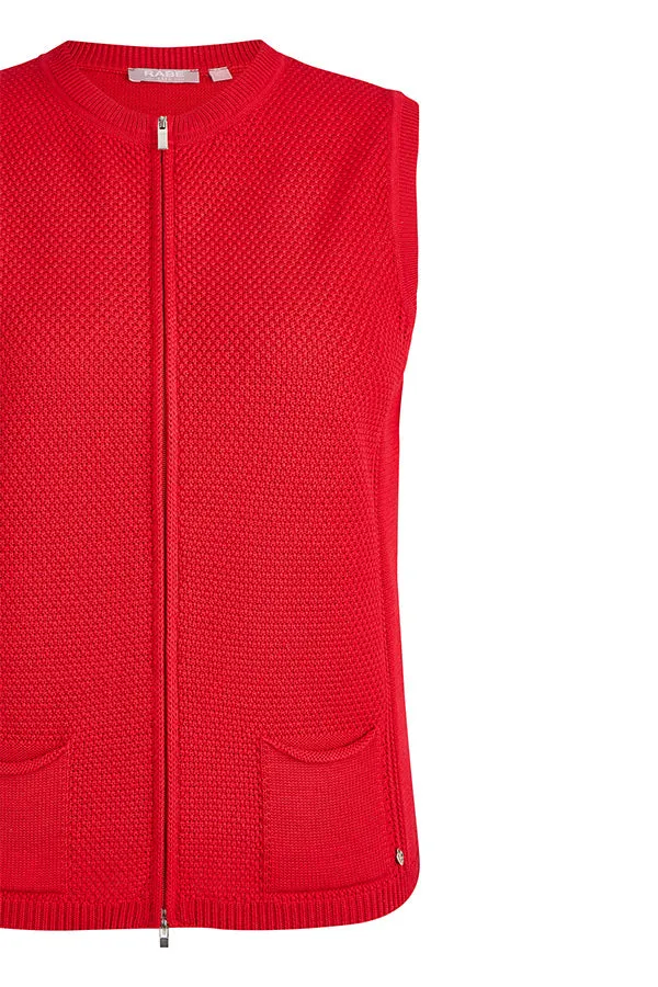 Rabe & LecomteKNIT ZIPPED VEST