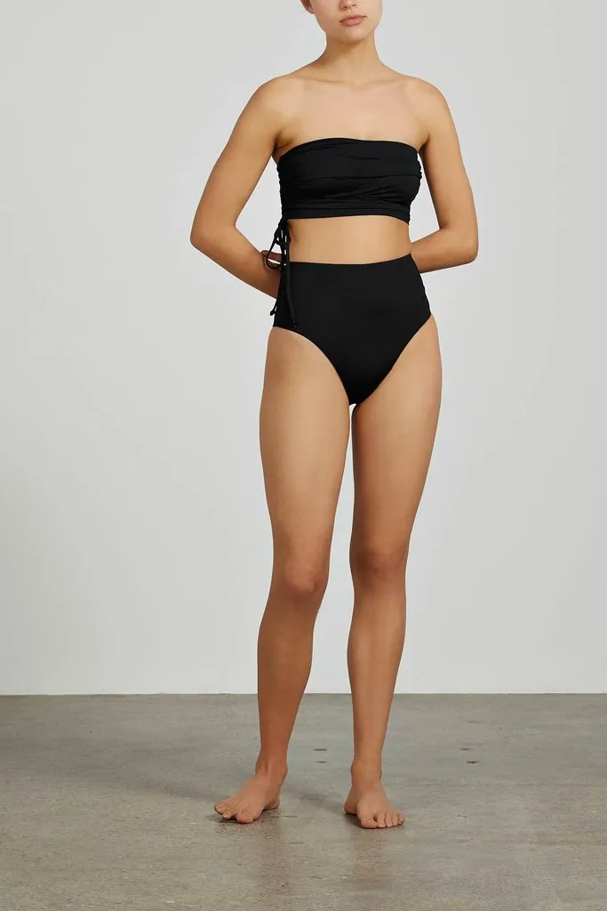 RAINEY BIKINI TOP - BLACK