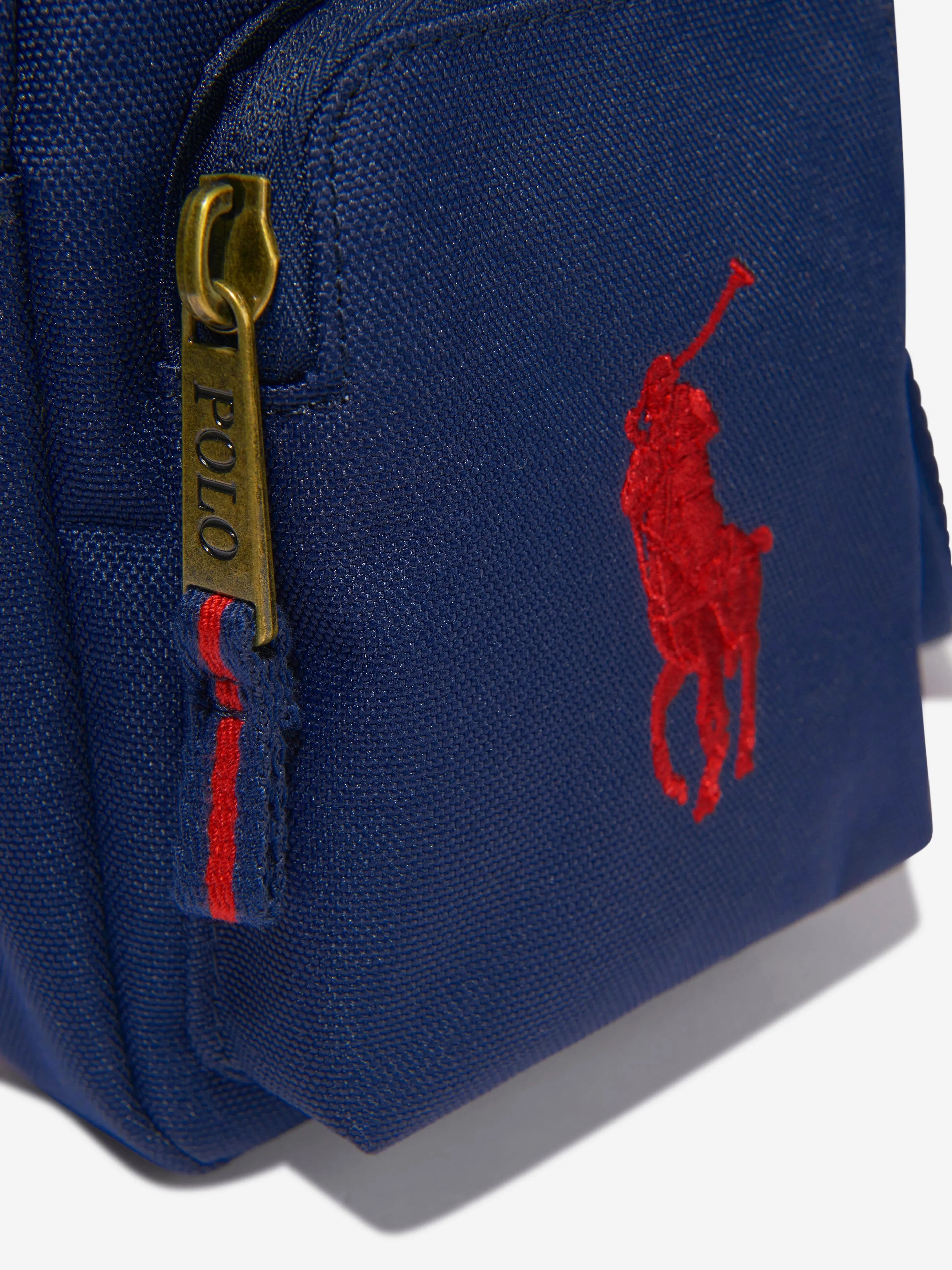 Ralph Lauren Boys Polo Colour Festival Logo Belt Bag in Navy (17cm)