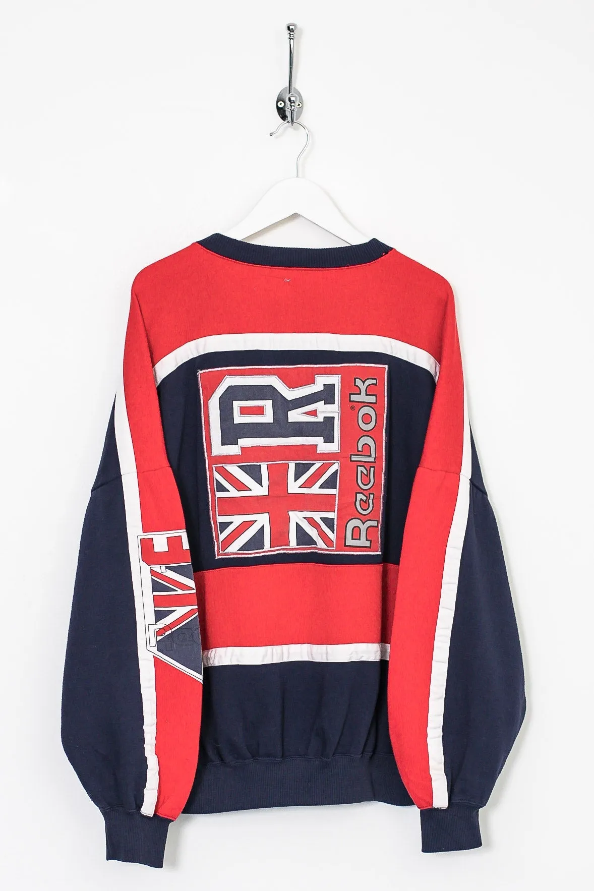 Rare 80s Reebok Union Jack Sweatshirt (M)