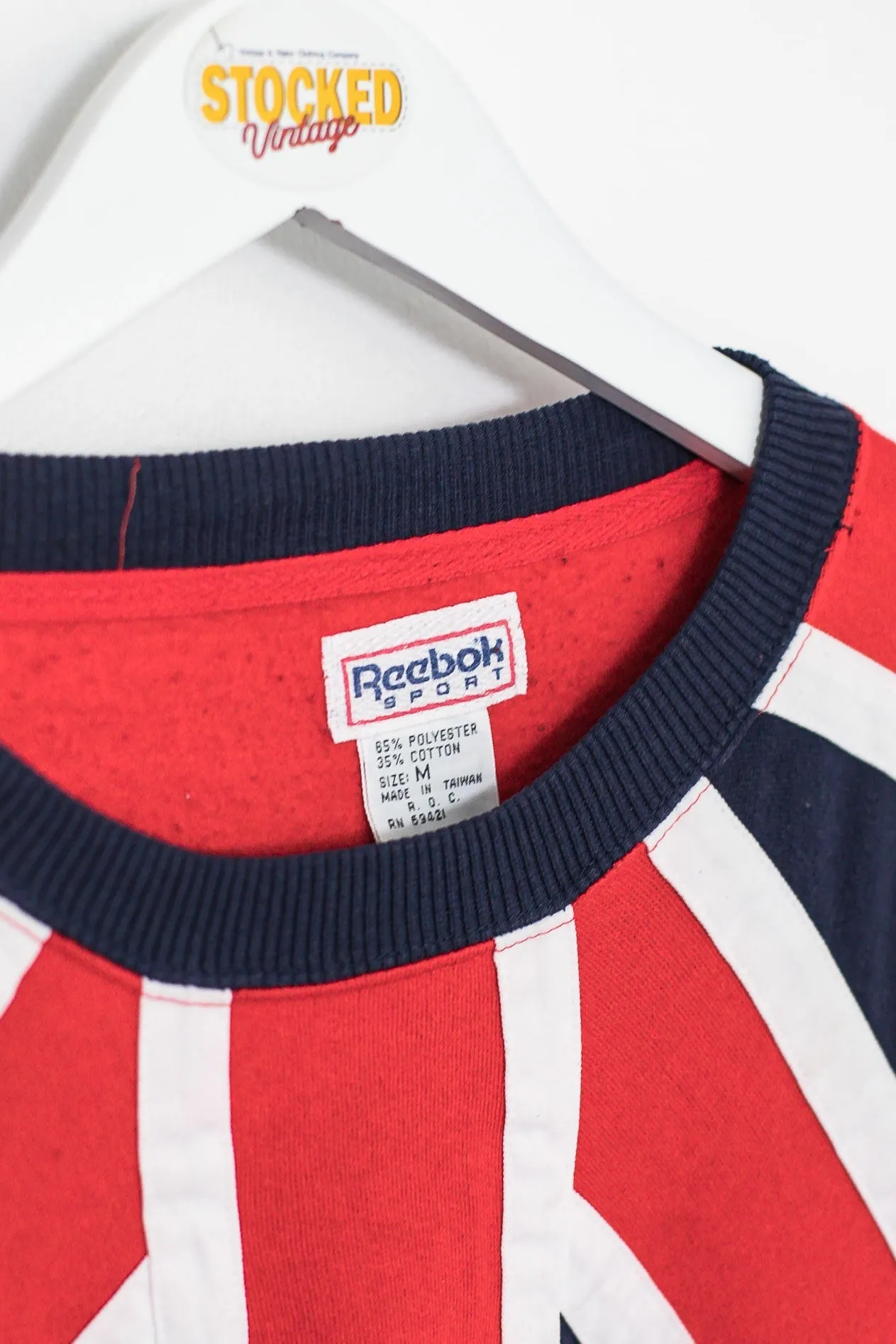 Rare 80s Reebok Union Jack Sweatshirt (M)