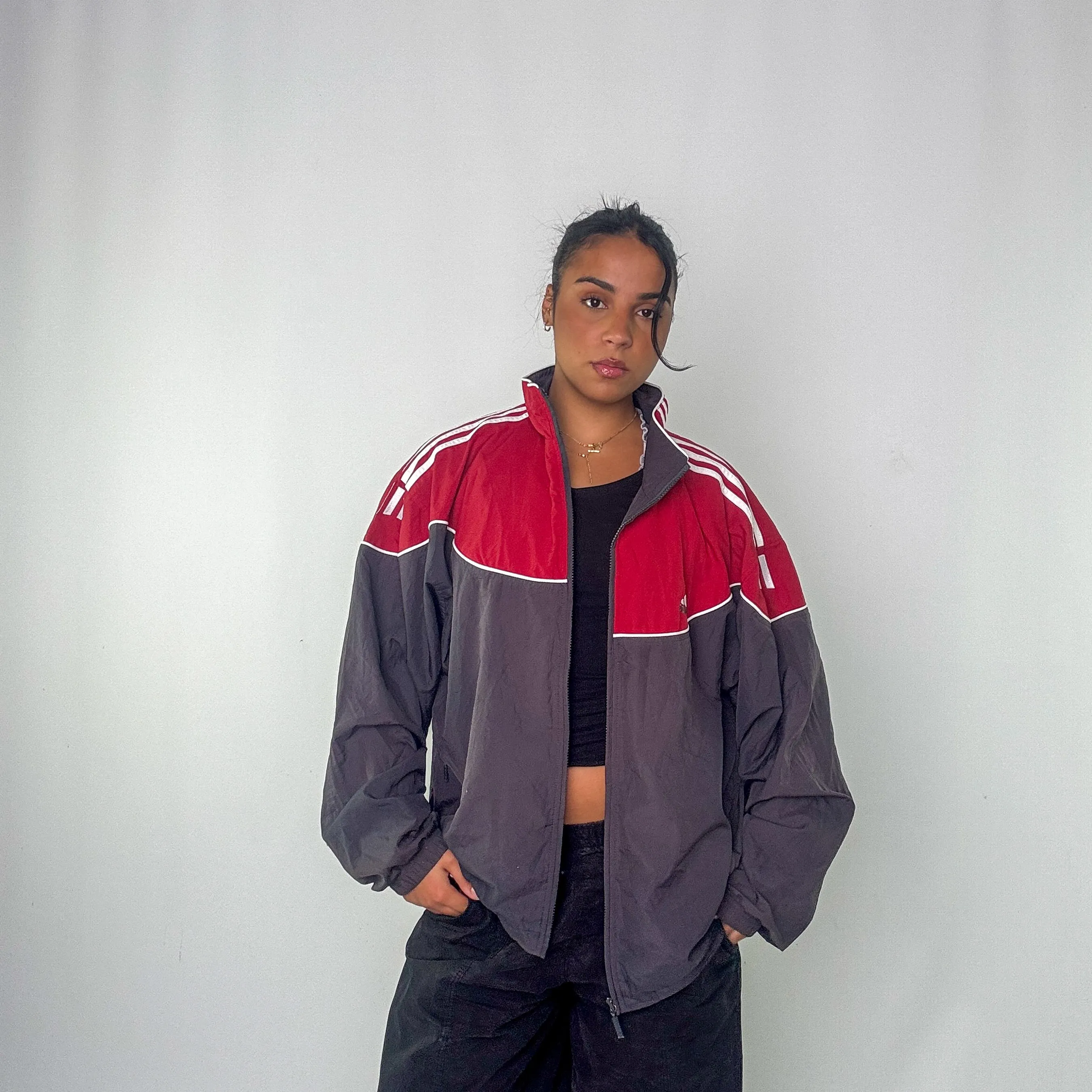 Red y2ks Adidas Track Jacket (XL)