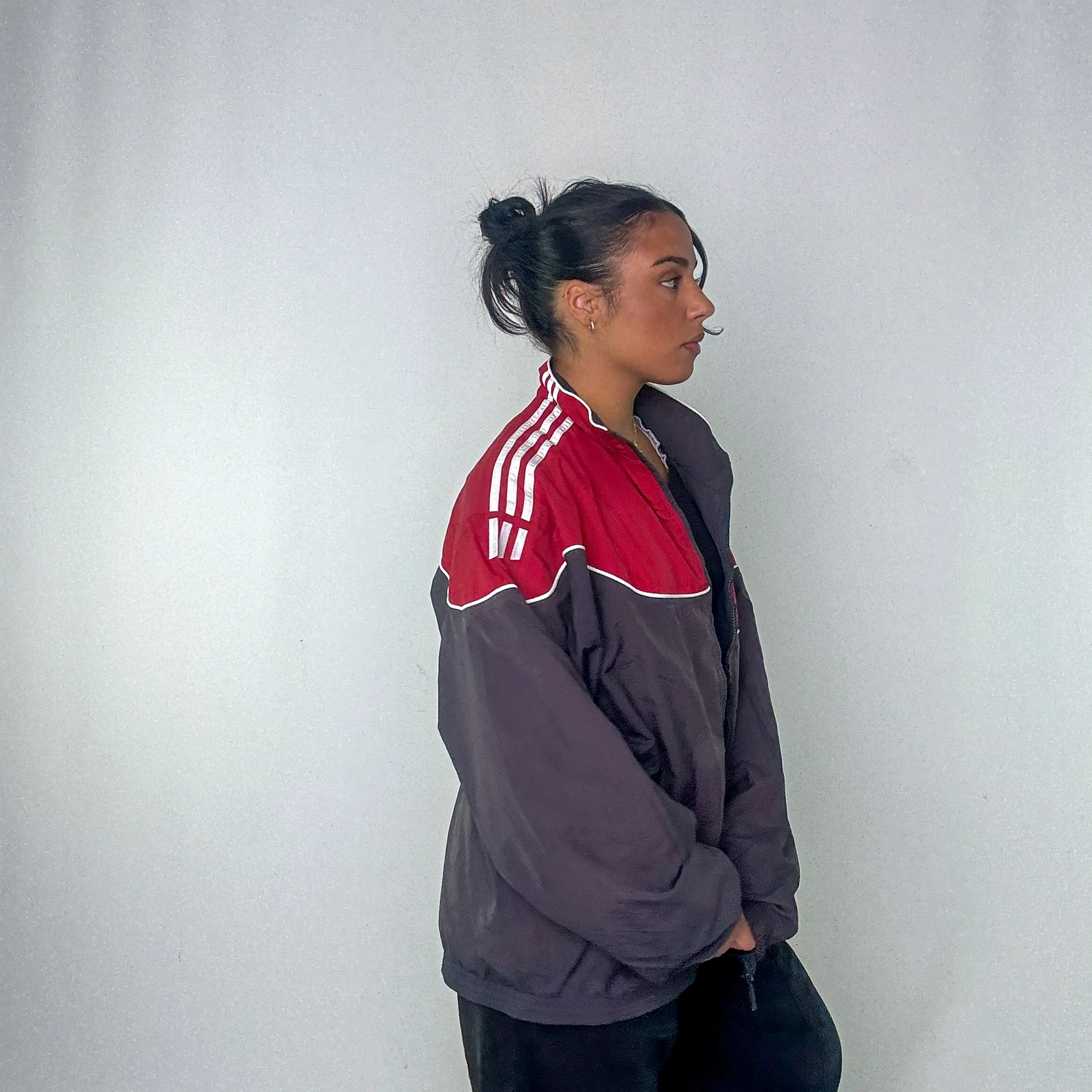 Red y2ks Adidas Track Jacket (XL)