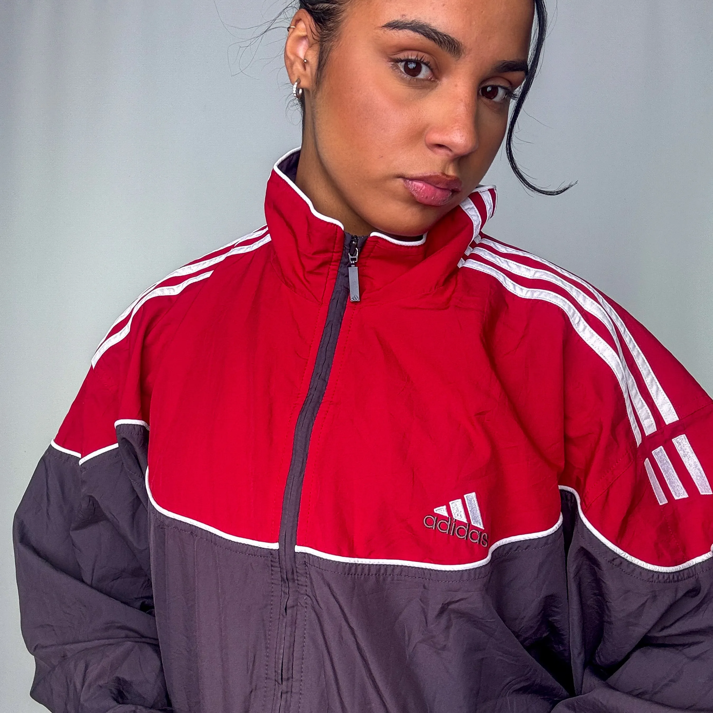 Red y2ks Adidas Track Jacket (XL)