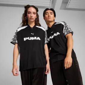 Relaxed Unisex Football Jersey | PUMA Black-Galactic Gray | PUMA Shop All Puma | PUMA 