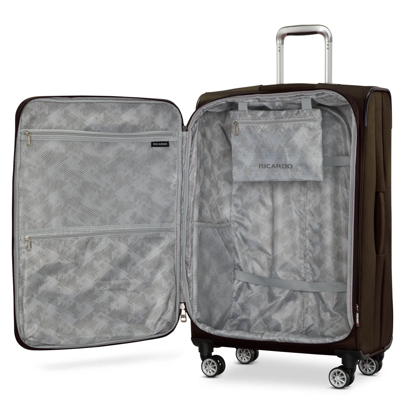 Ricardo Beverly Hills  Hermosa Softside Large Checked Spinner Luggage